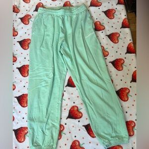 TALENTLESS Mint Green /Teal Track Pants